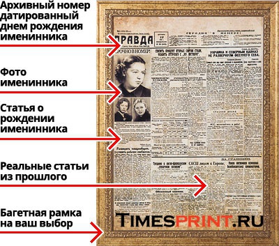 Газета Правда в подарок